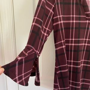 Burgundy Blouse. Size Small